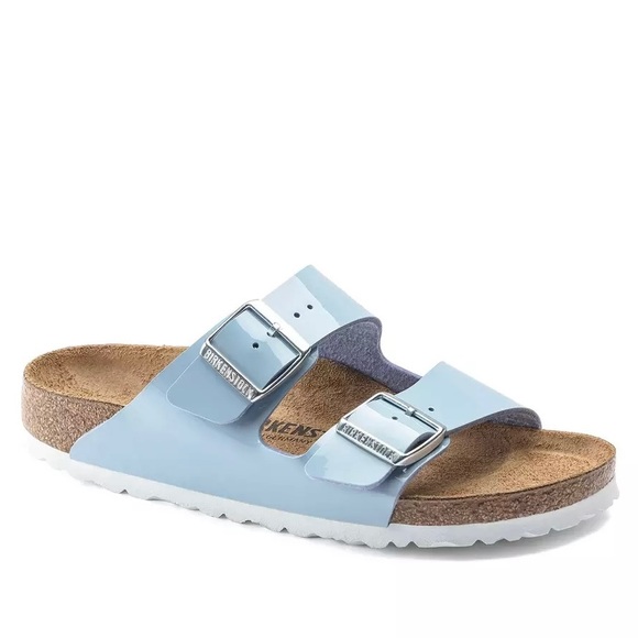 Birkenstock Shoes - 🛑SOLD🛑Birkenstock Patent Light Blue size 37 - Women's US 6-6.5